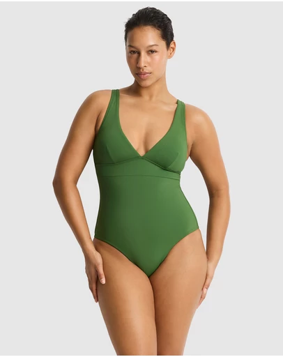 Sea Level Australia - Essentials Edit Longline Tie Back One Piece