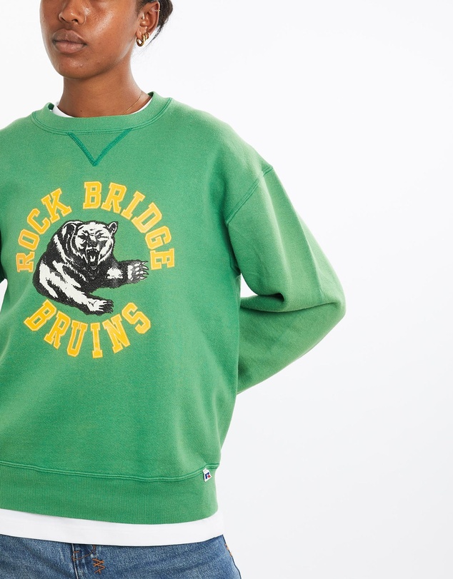 Vintage by The Real Deal - Pre Loved - Vintage 90s Rock Ridge High Bruins Sweatshirt