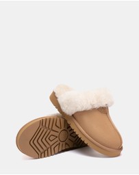 EVERAU - Australian Shepherd Ugg Marden Double Faced Sheepskin Upper House Shoes