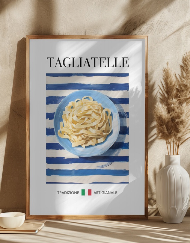 Olive et Oriel - Tagliatelle by Andreas Magnusson Art Print