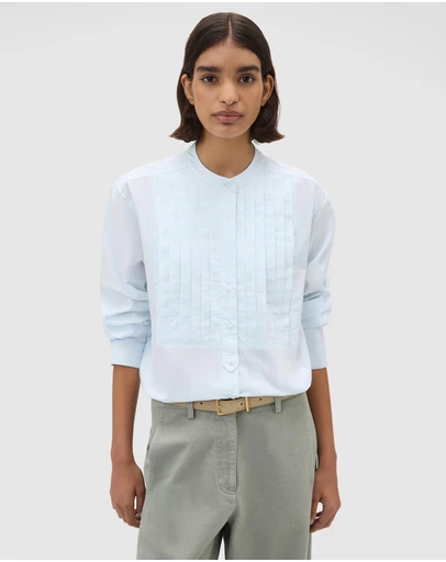 Oroton - Washed Pleated Shirt