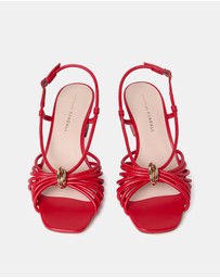 Loeffler Randall - Minna Strappy Mid Heel Sandal W/ Hardware