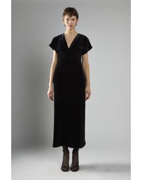 Glamorous - Short Sleeve V-Neck Maxi Dress