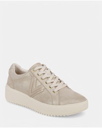 Vionic - Kearny Lace-Up Casual Sneaker - Soft Gold