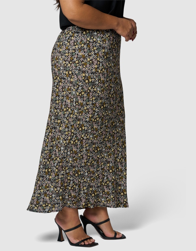 Something 4 Olivia - Emily Printed Midi Skirt