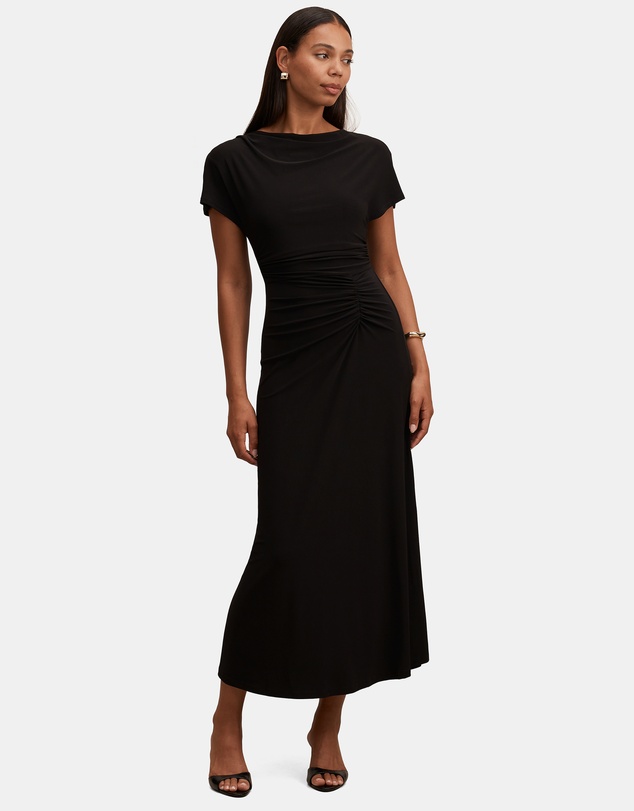 forever new long sleeve maxi dress Forever New Bessie Long Sleeve Ruffle Printed Maxi Dress