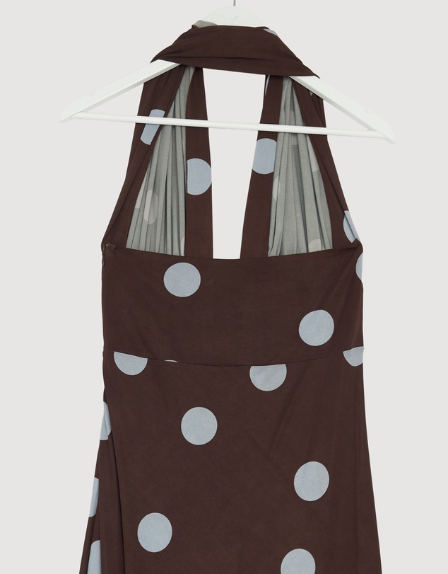 Revibe - Repaired BY JOHNNY. Paloma Polka Ankle Dress - AU 12