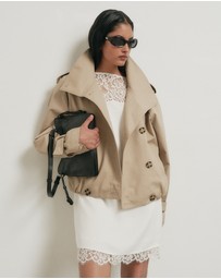 Witchery - Funnel Neck Trench Coat