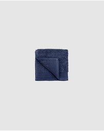 Bambury - Elvire Face Washer 33x33cm Navy
