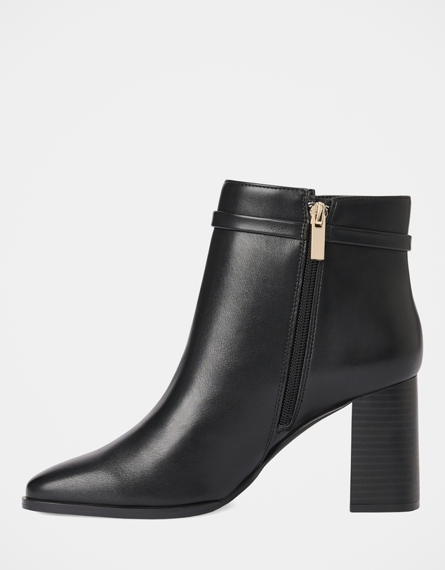 Forever New - Rosanna Hardware Trim Heeled Ankle Boots