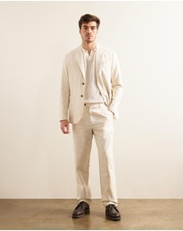 AERE - Leo Linen Suit Pants