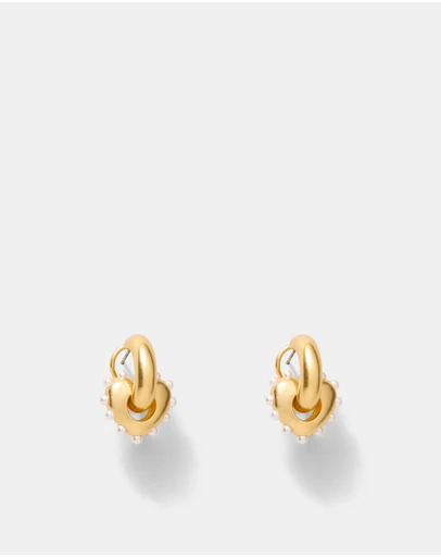 MIMCO - Adore Heart Hoop Earrings