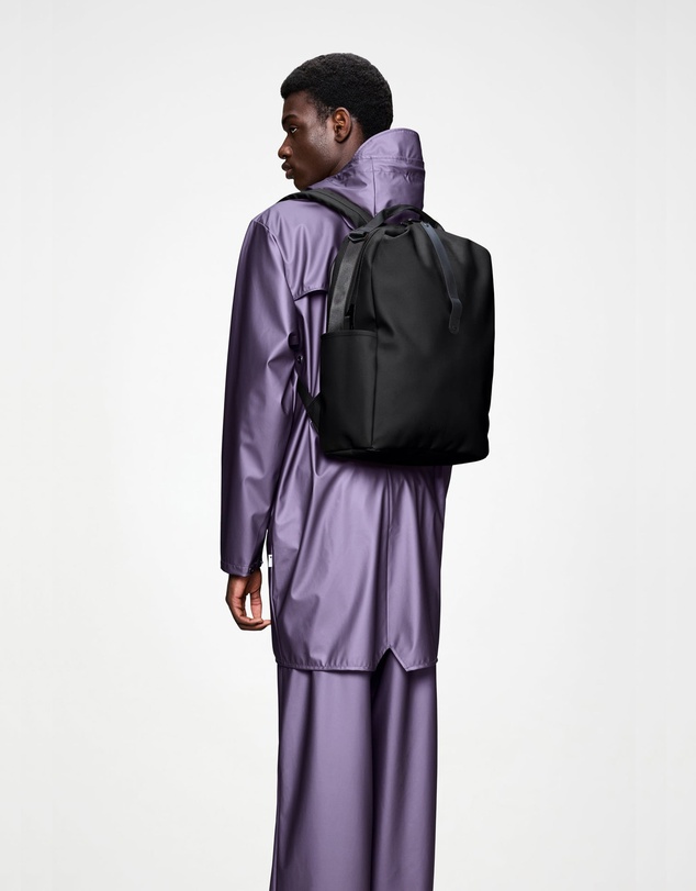 RAINS - Clip Front Backpack Black