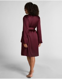 Hunkemoller - Long Satin Fleece Robe
