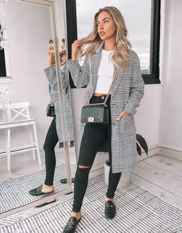 Esther & Co - Polaris Coat - Print