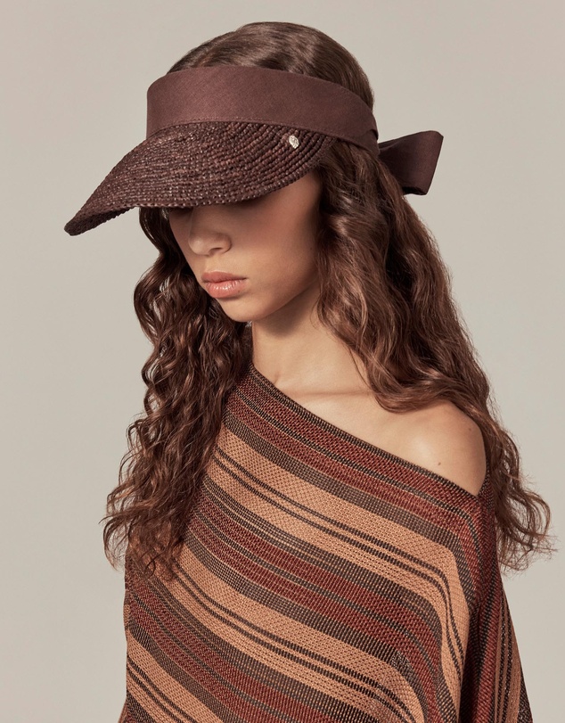 Helen Kaminski - Parker Raffia Peak Visor