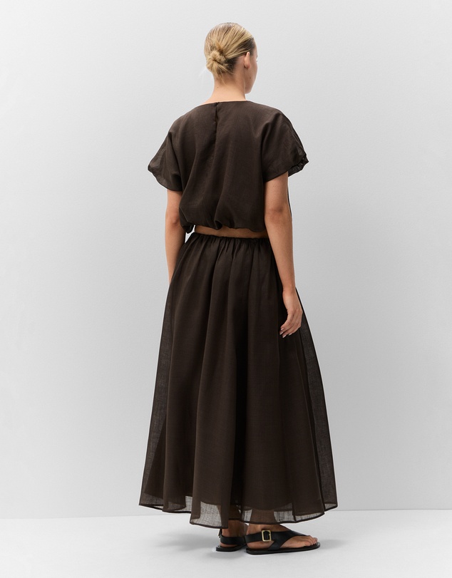UNISON - Ramie Full Skirt