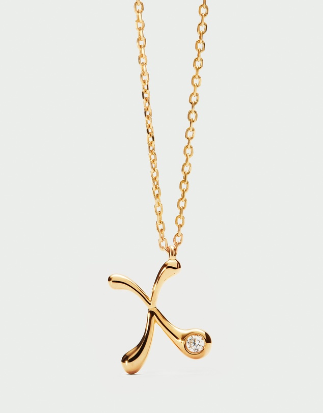 PDPAOLA - Initial 2026 X Pendant Necklace