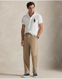 Polo Ralph Lauren - Custom Slim Fit Big Pony Mesh Polo Shirt