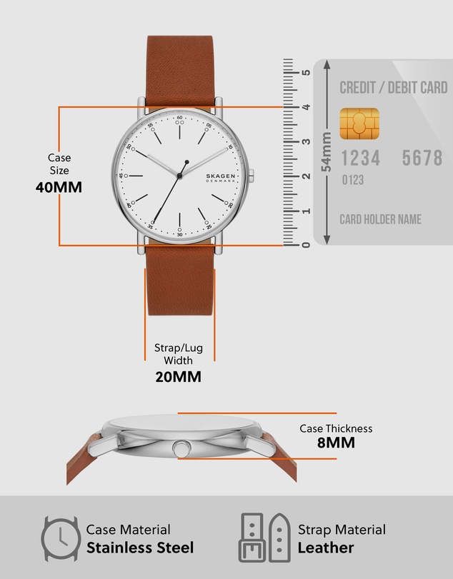 Skagen - Signatur Brown Analogue Watch