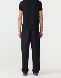Bassike - Cotton Relaxed Pleat Pants
