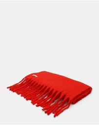 Morgan & Taylor - Ella Woven Scarf in Red