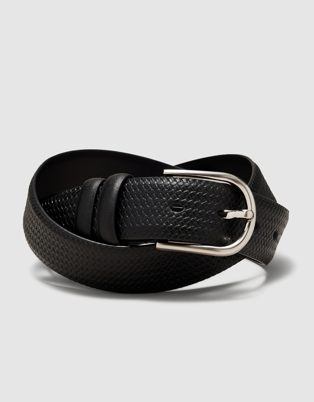 Politix - Textured Leather Belt