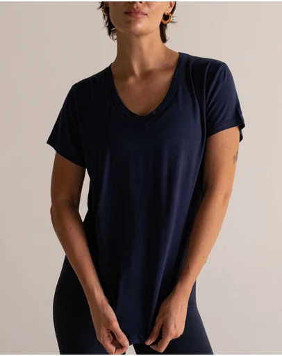 HyperLuxe The Label - V Neck Shirt