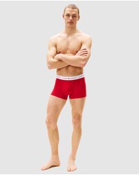 Tommy Hilfiger - 3-Pack Signature Cotton Waistband Trunks