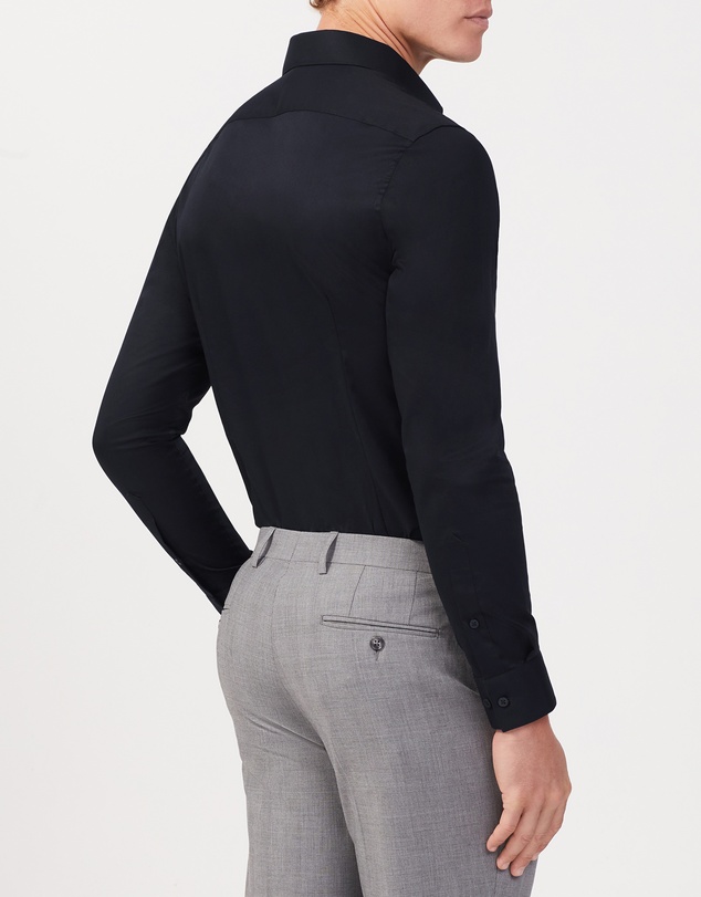 Van Heusen - Solid Colour Stretch Blend Shirt