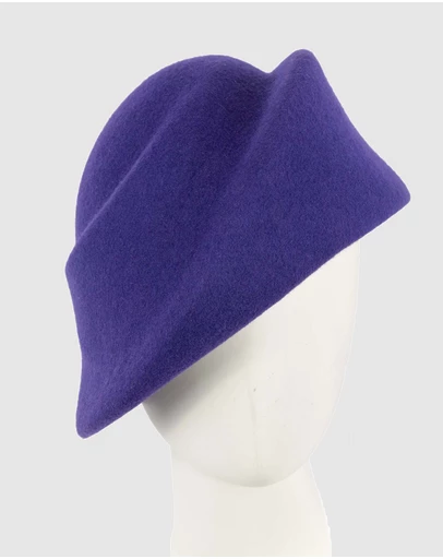 Max Alexander - Purple Winter Felt Designer Hat