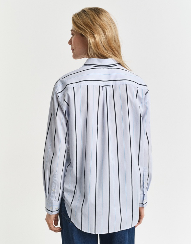 Gant - Relaxed Fit Classic Striped Poplin Shirt