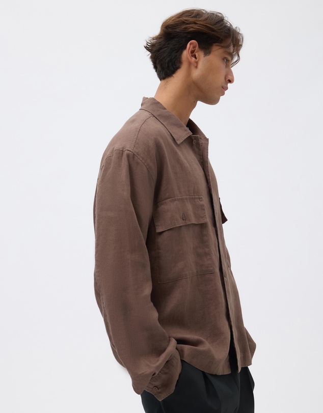 AERE - Alfie LS Linen Shirt