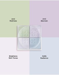 MCoBeauty - Correcting Quad Loose Powder - Light/Medium