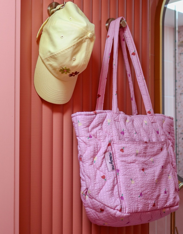 Mosey Me - Forget Me Not Quilted Bag in Peony