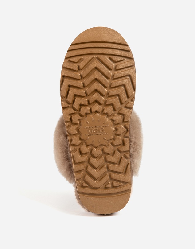 Ozwear Connection Uggs - Ugg Slippers Premium Australia Sheepskin Unisex Scuffette Suede