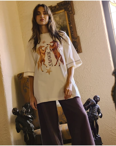 SMWR. by The Somewhere Co - The Homestead Oversized Tee