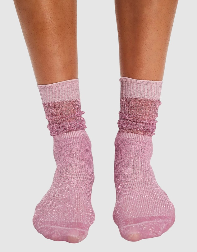 High Heel Jungle - Glitter Shimmer Lights Lurex Socks