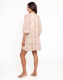 Petal & Pup - Hawken Mini Dress - Sage Paisley