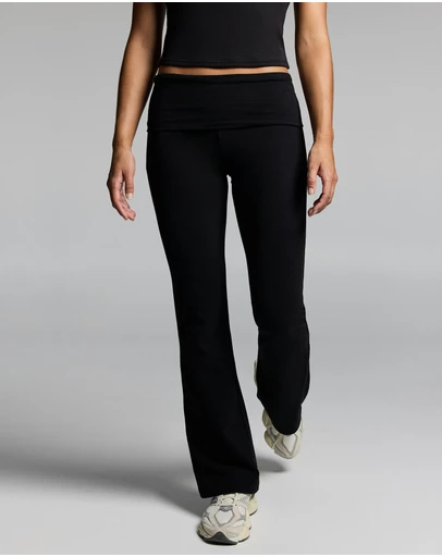 Rockwear - Roll Down Low Rise Flared Pants