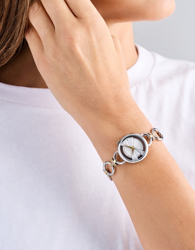 Ted Baker - Lilabel Bow Rose 28mm Gold-Tone Bracelet Watch
