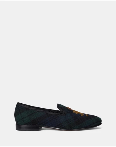 Polo Ralph Lauren - Paxton Bullion-Crest Plaid Loafer - Men's