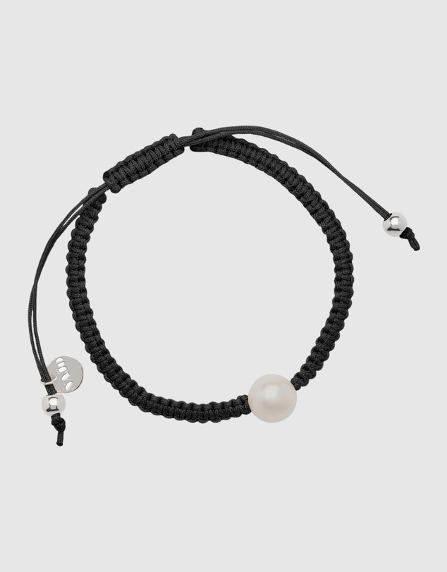 Najo - Coco Lagoon 10mm Pearl Bracelet - Black