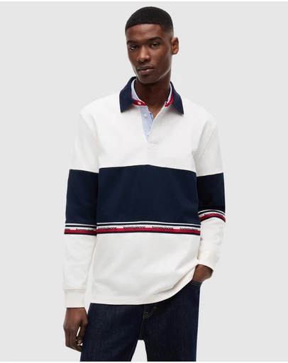 Tommy Jeans - Relaxed Colourblock Rugby