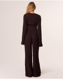 SNDYS - Cici Cable Knit Pants
