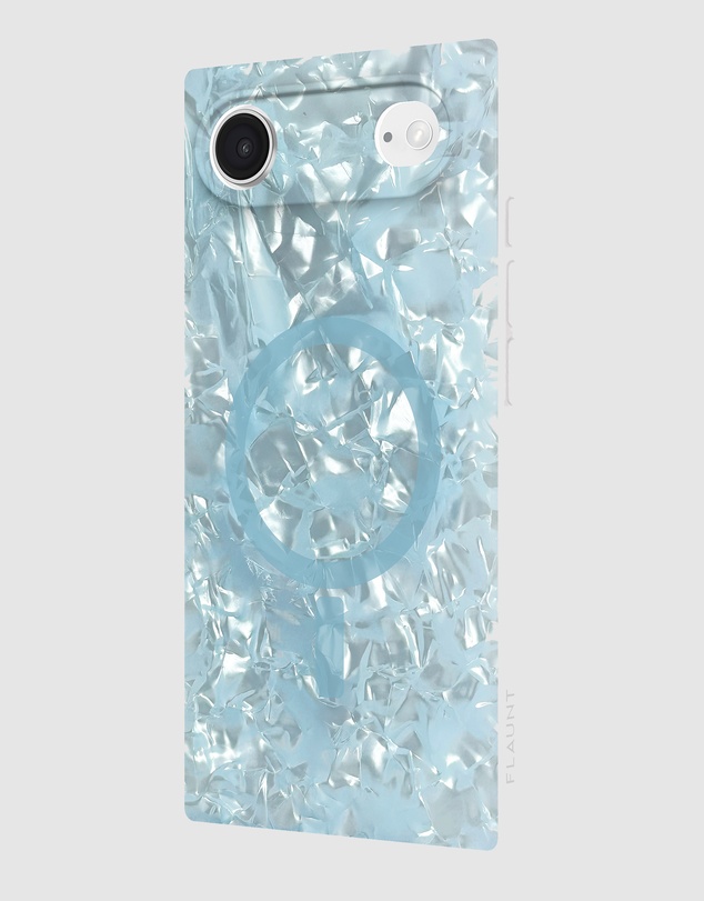 Flaunt - Flaunt Square Icy Blue Pearl MagSafe Case for iPhone 17 Air