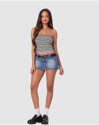 EDIKTED - Alta Striped Tube Top