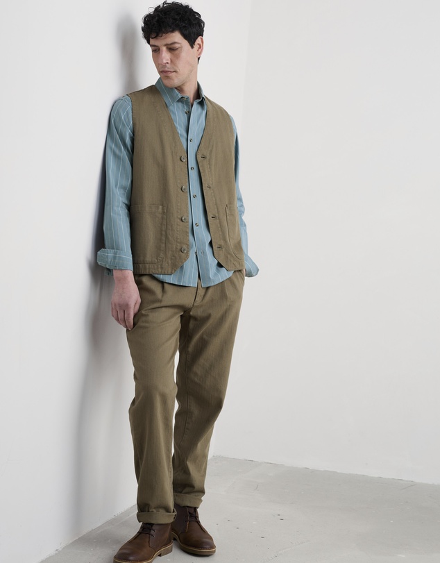 Seasalt - Seasalt Cornwall Blue Turnstone Shirt