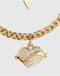 GUESS - Gold-Tone Vintage Guess Bracelet