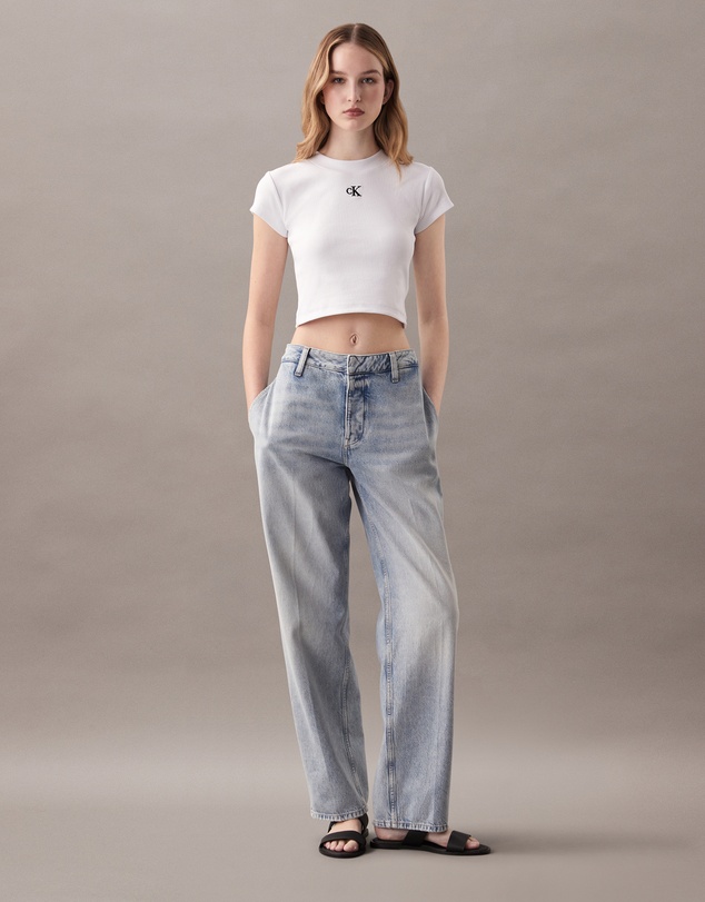 Calvin Klein Jeans - Ribbed Baby Tee